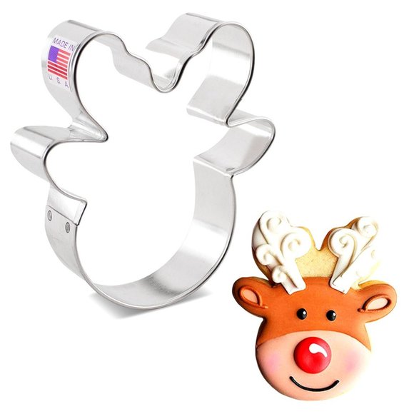 Ann Clark Other - Reindeer Head Cookie Cutter NWT | Made In USA | Ann Clark Metal Cookie Cutters